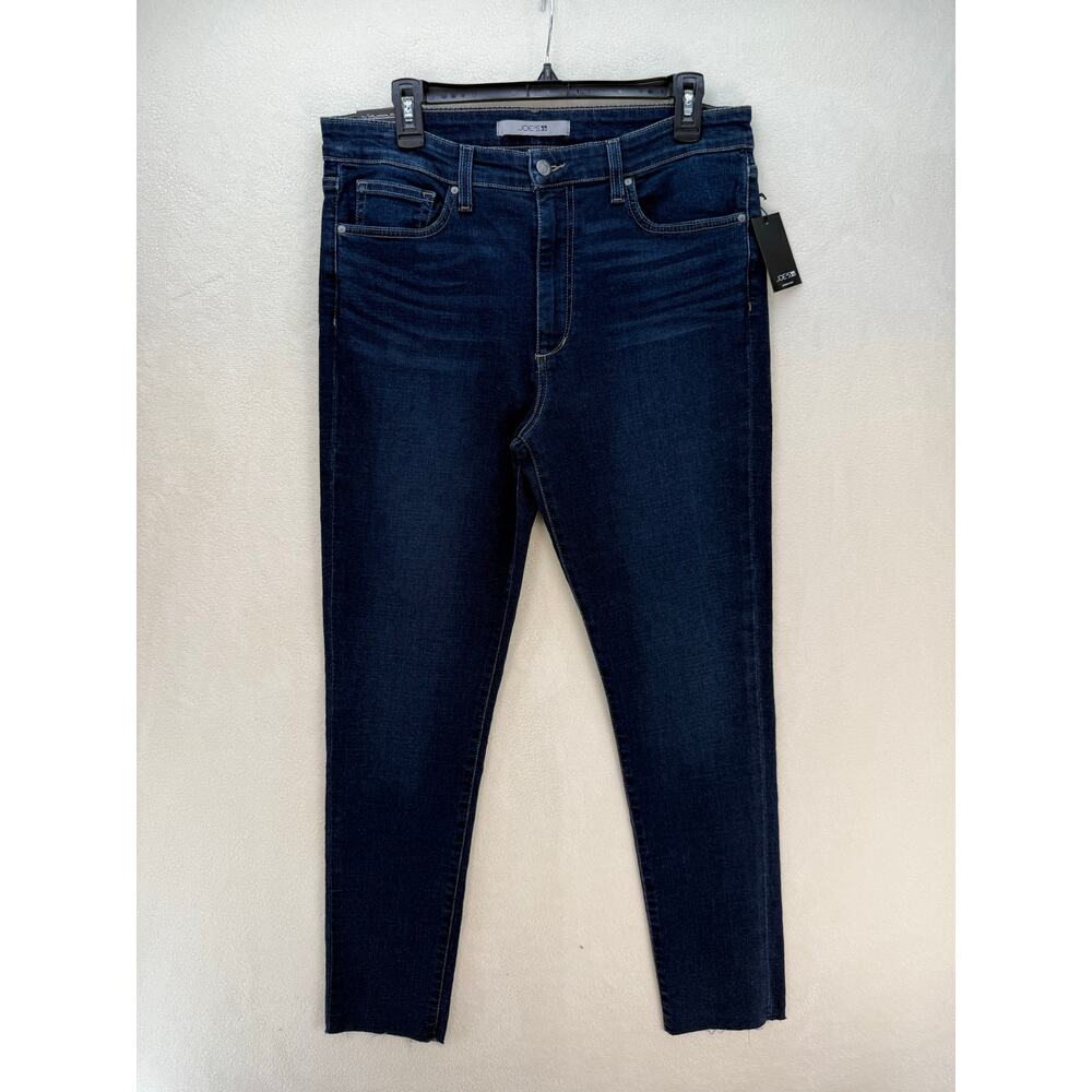 JOE'S HIGH RISE SKINNY ANKLE WOMEN'S 32 DARK WASH DENIM JEANS